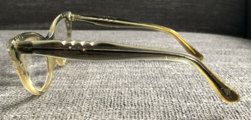 Vintage Women's Plastic Cats Eye Style Retro Rhinestone With Glass Case - Fresh Stock Dated December 2025