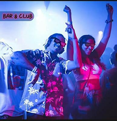 LED Customizable Bluetooth Glasses for Party APP Control LED Display Smart Gl... - Fresh Stock Dated December 2025