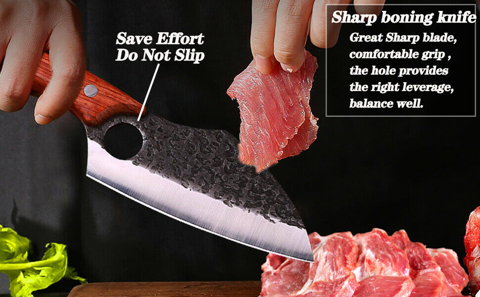 Serbian Forged Boning Fillet Knife Butcher Knife For Meat Fish Vegetable Cutting - Fresh Stock Dated December 2025