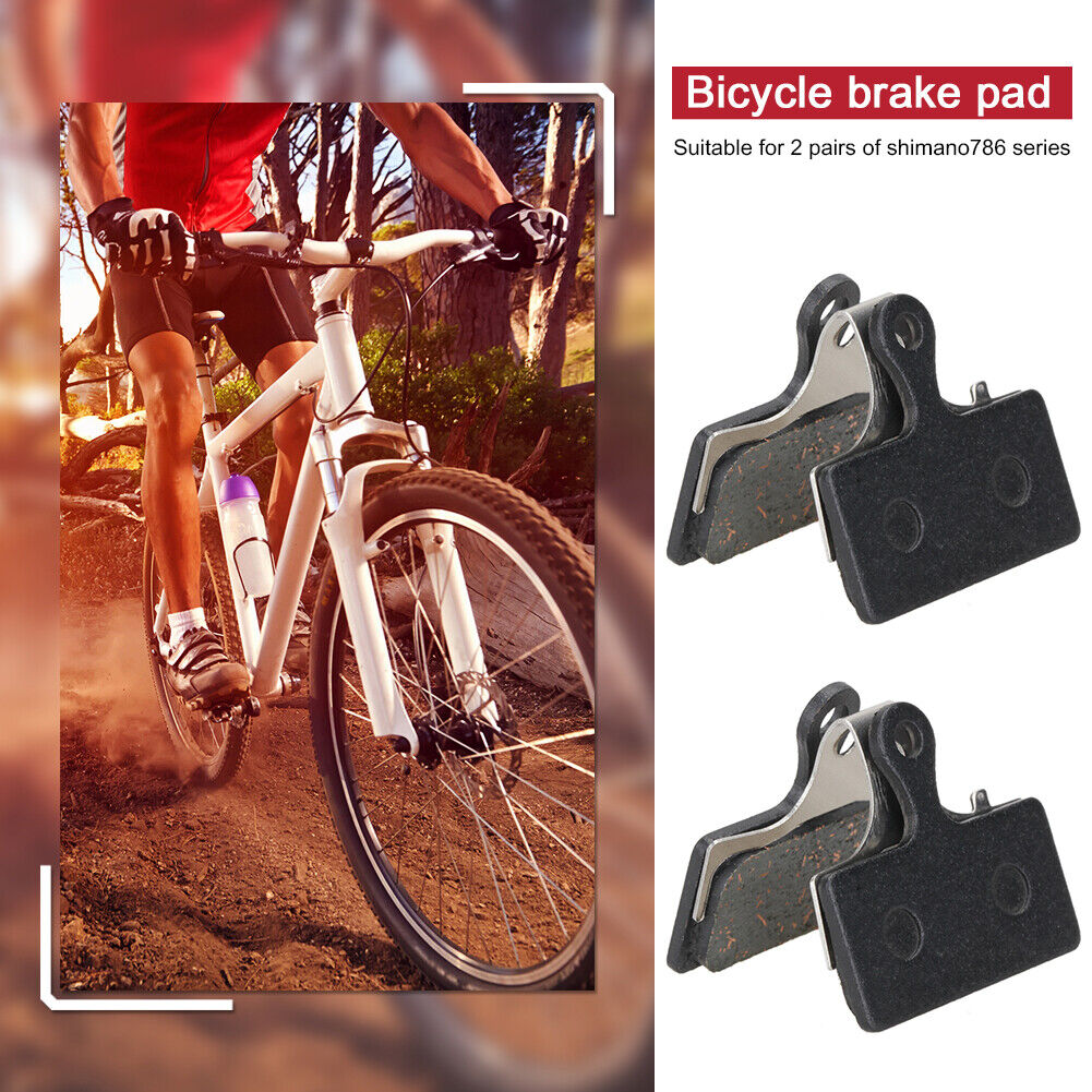 4pcs Resin Bike Disc Brake Pads for SHIMANO 786 Series Bicycle Replacement Parts - Fresh Stock Dated February 2026