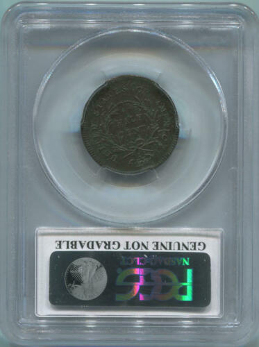 1795 Half Cent, C-6a Plain Edge No Pole. PCGS Genuine. - Fresh Stock Dated February 2026