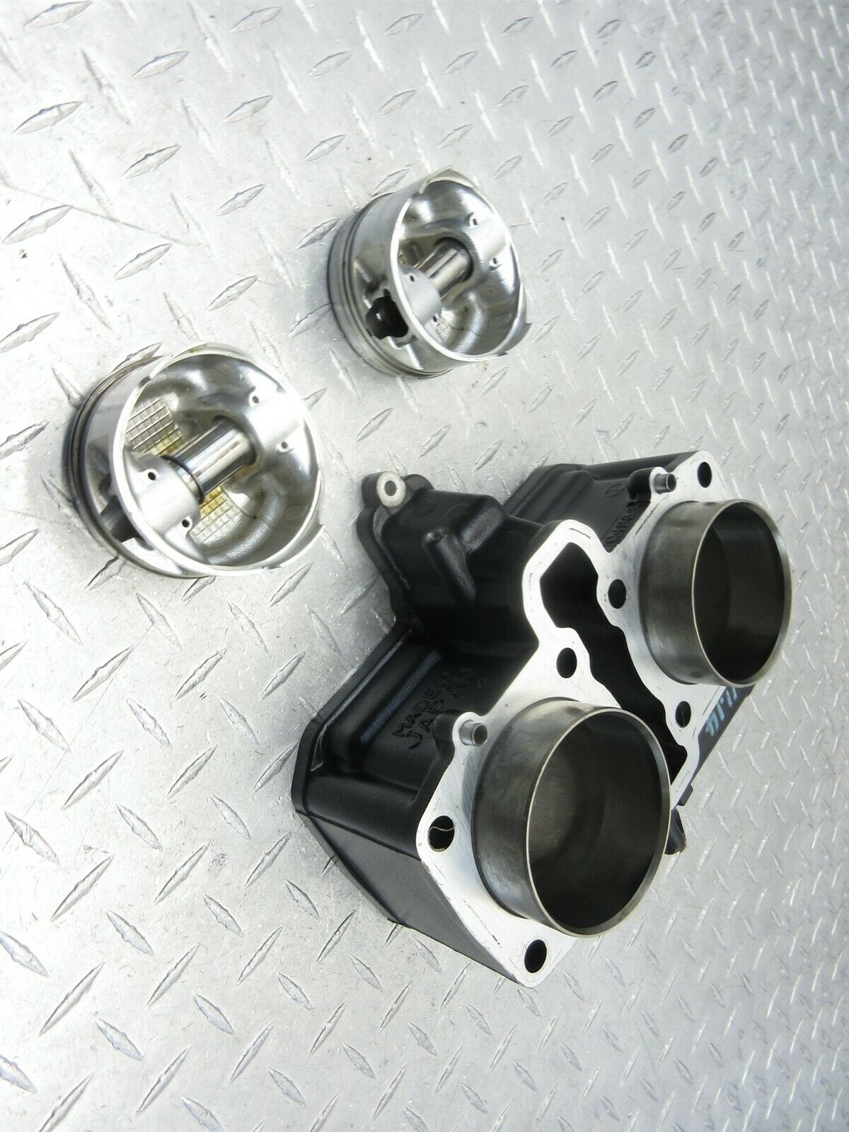 2007 94-09 Kawasaki Ninja EX500 500R Cylinder Barrels Jugs Pistons Lot - Fresh Stock Dated February 2026