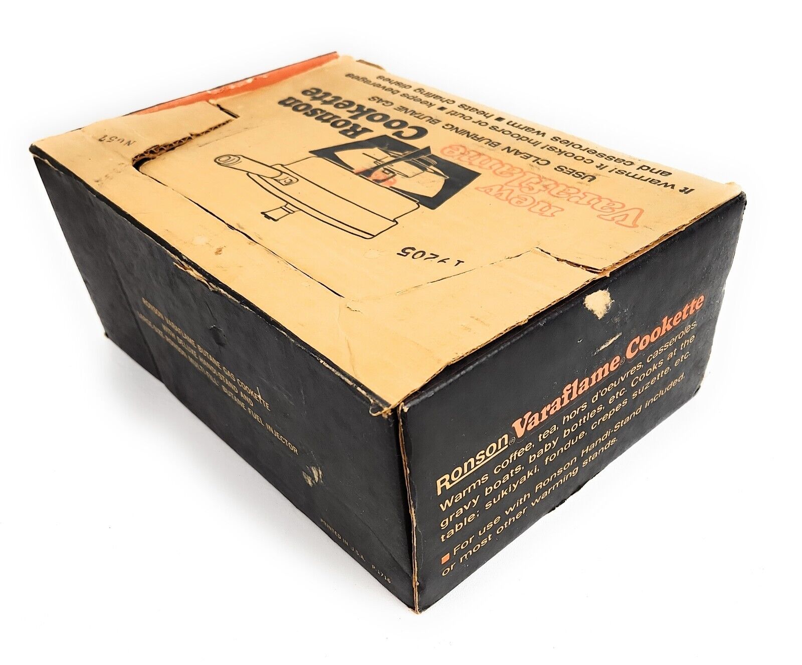 Ronson Varaflame Cookette Camp Stove Butane Gas Burner Vintage - Fresh Stock Dated February 2026