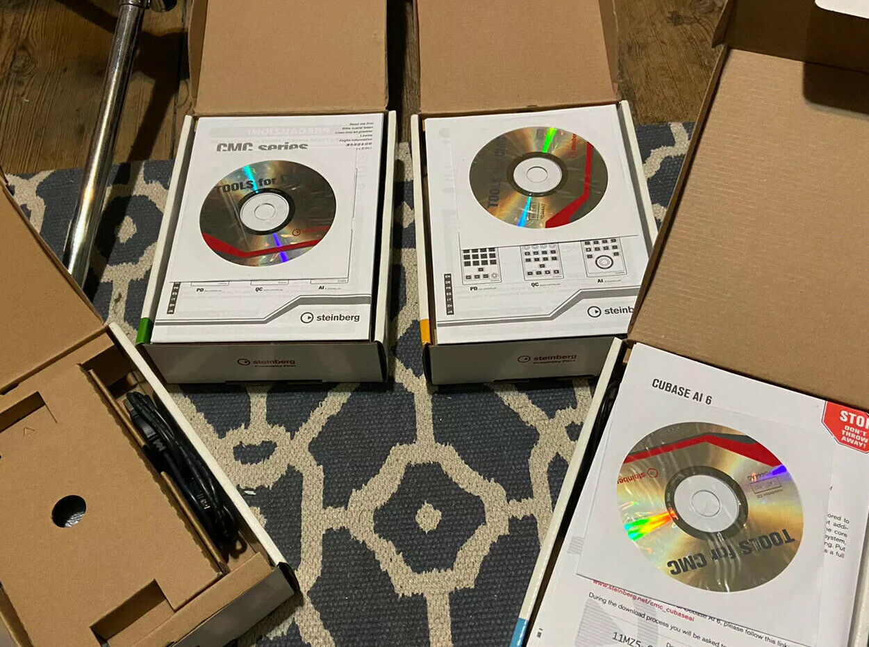 Steinberg CMC  QC CH PD TP set of 4 for Cubase and Nuendo - Fresh Stock Dated February 2026