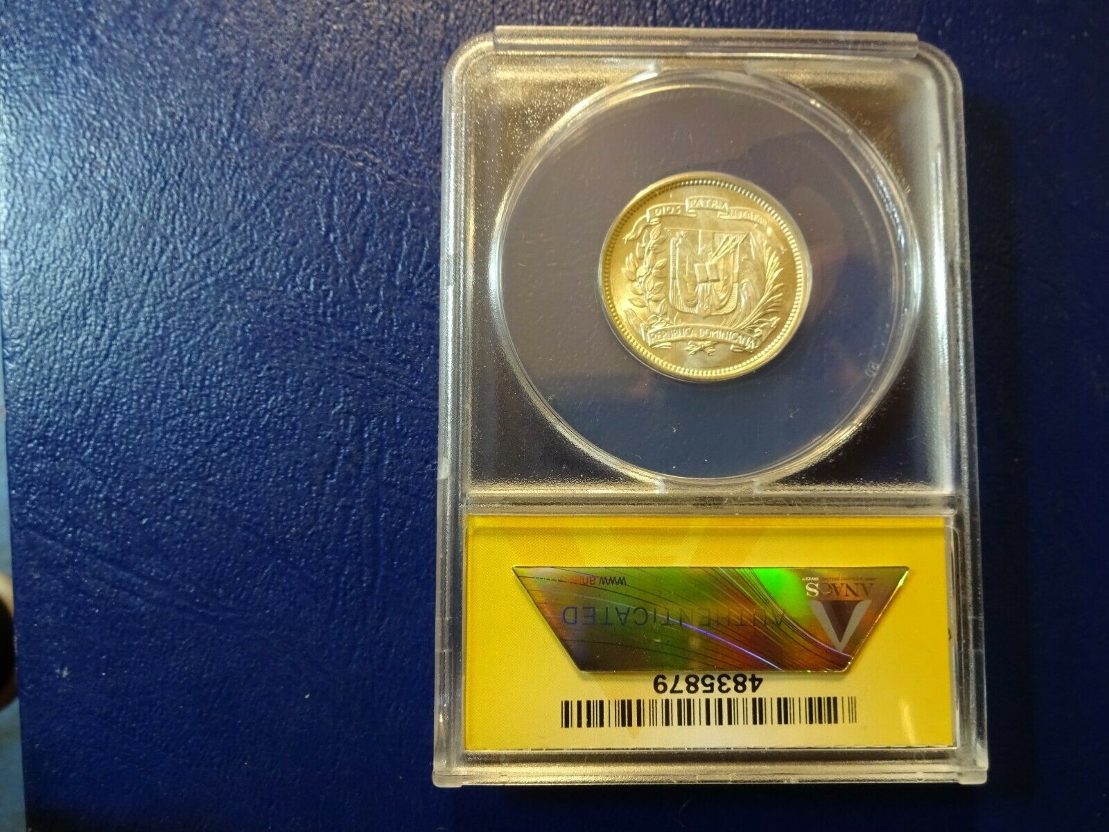 1956 25 Centavo Dominican Republic MS 64 - Fresh Stock Dated February 2026