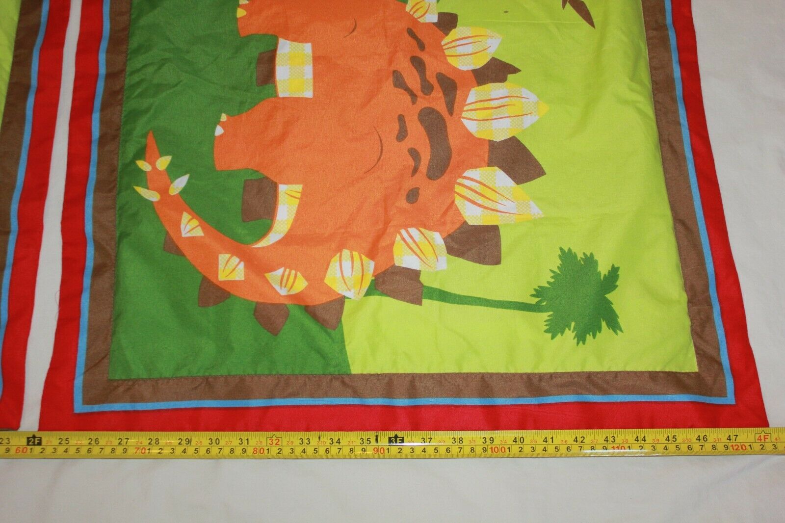 CIRCO DINOSAUR STANDARD PILLOW SHAM, STRIPED BACK, 30X24