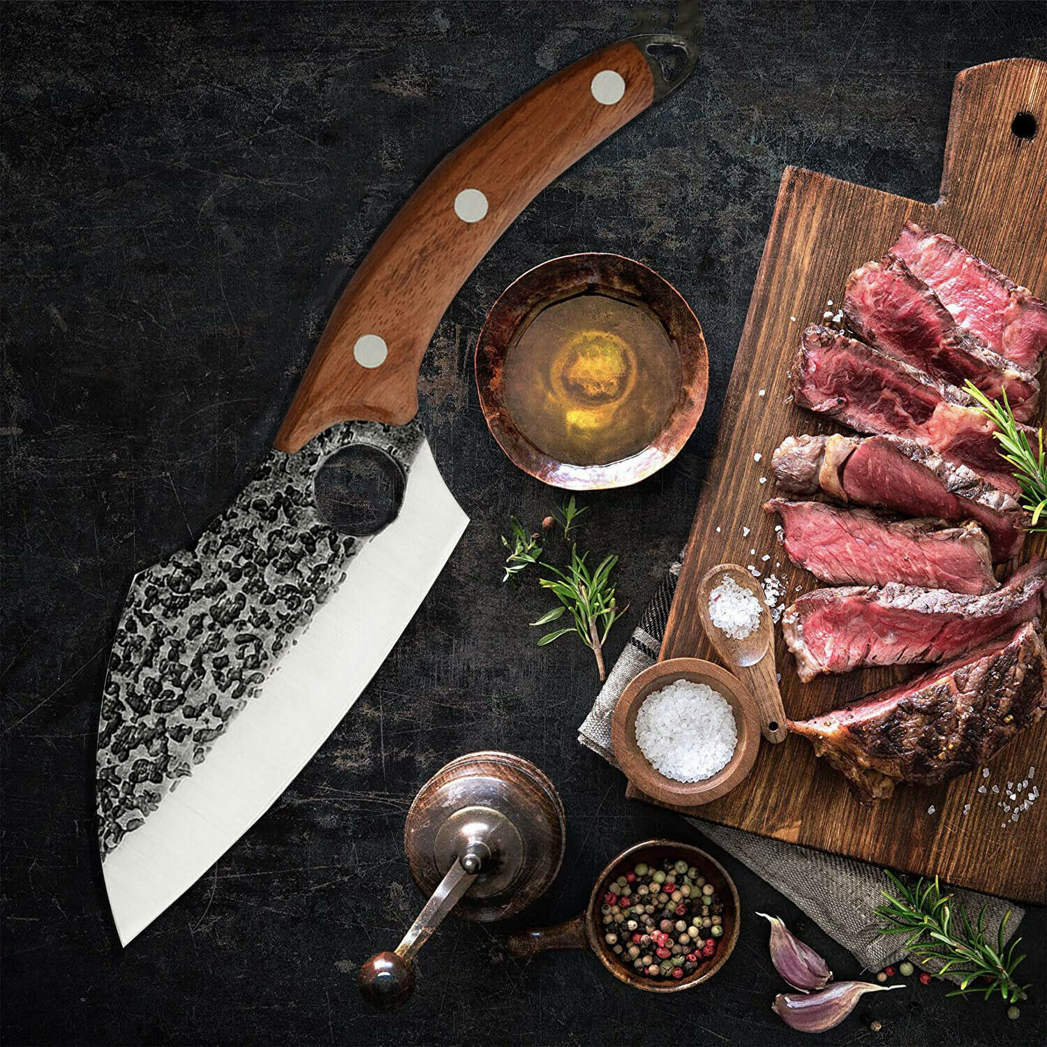 Serbian Forged Boning Fillet Knife Butcher Knife For Meat Fish Vegetable Cutting - Fresh Stock Dated December 2025