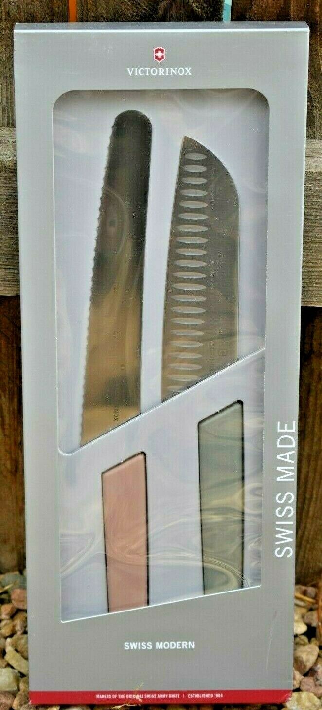Victorinox 2-Piece Kitchen SET Swiss Modern Collection Kitchen Cutlery Multi - Fresh Stock Dated December 2025