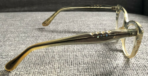 Vintage Women's Plastic Cats Eye Style Retro Rhinestone With Glass Case - Fresh Stock Dated December 2025