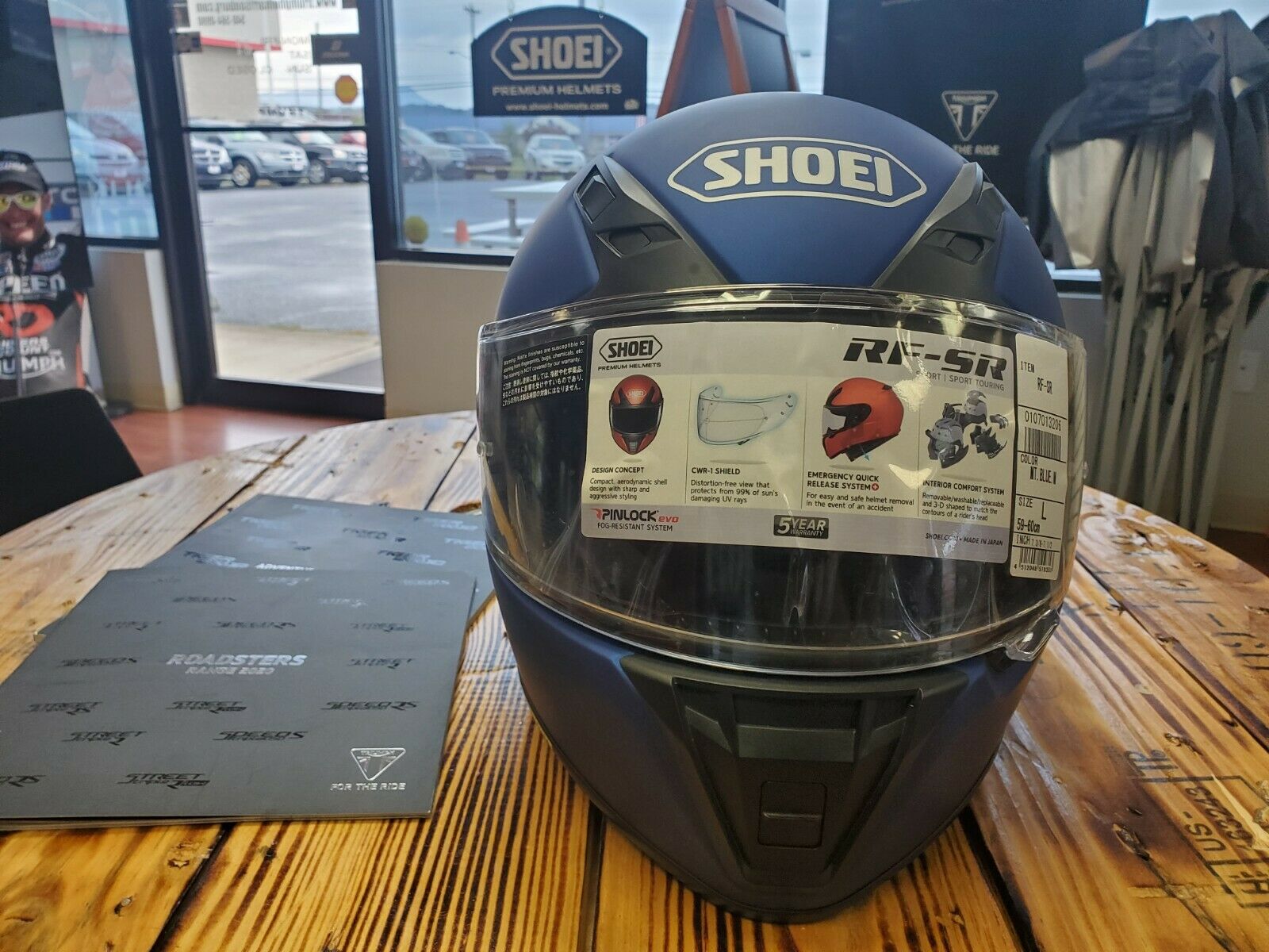 Shoei RF-SR size (L) - Fresh Stock Dated February 2026
