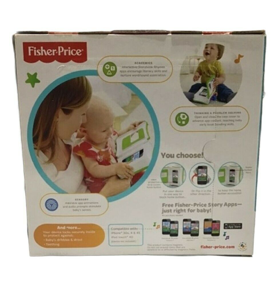 Fisher-Price Laugh Learn Apptivity Storybook Reader iPhone /iPod Devices - Fresh Stock Dated February 2026