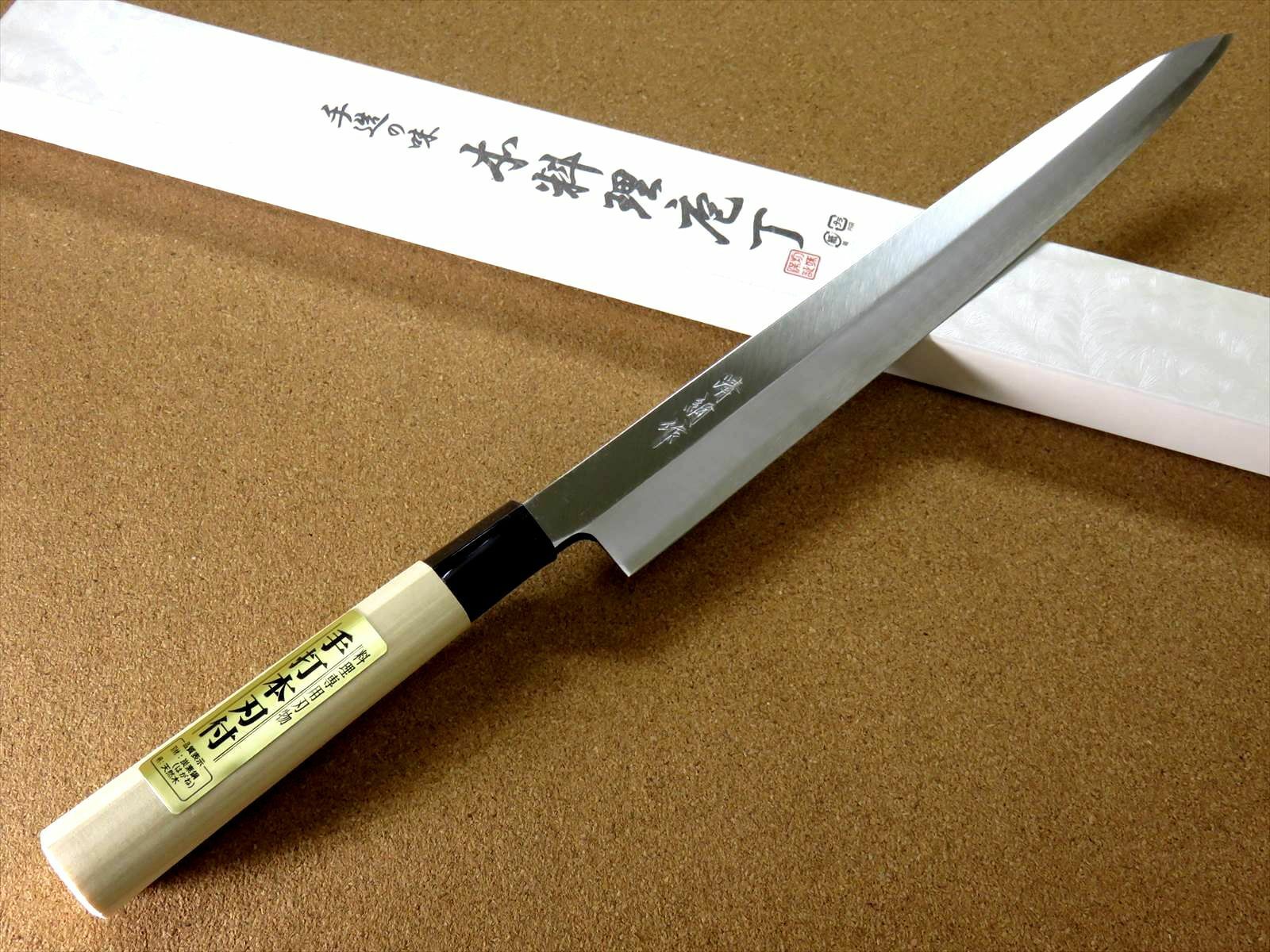 Japanese Kiyotsuna Kitchen Sashimi Yanagiba Knife 300mm 11.8