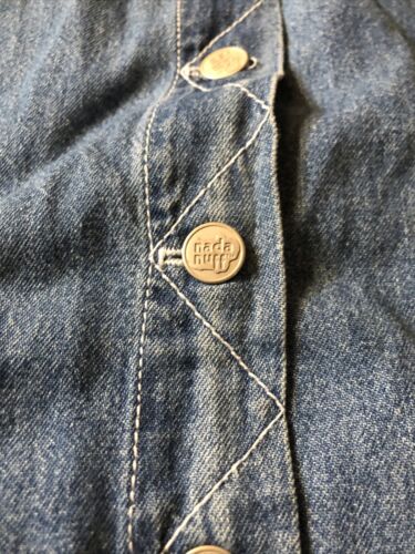 Vintage 90s Denim Button Down Skirt Contempo Casuals Nada Nuff Size 3 Petite - Fresh Stock Dated March 2026
