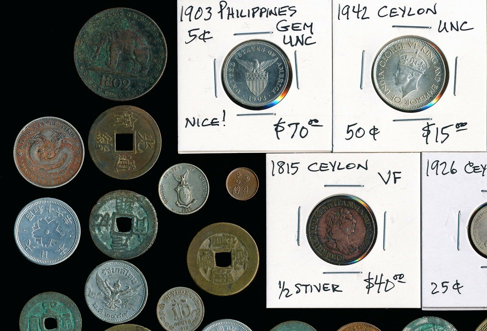66 OLD ASIA COINS (CHINA VIETNAM JAPAN & MORE) YOU ID > NO RESERVE - Fresh Stock Dated February 2026