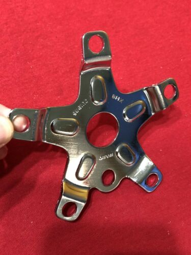 Unused 80’s Stock CHROME SUGINO SPIDER OLD SCHOOL BMX SPROCKET CHAINRING - Fresh Stock Dated December 2025