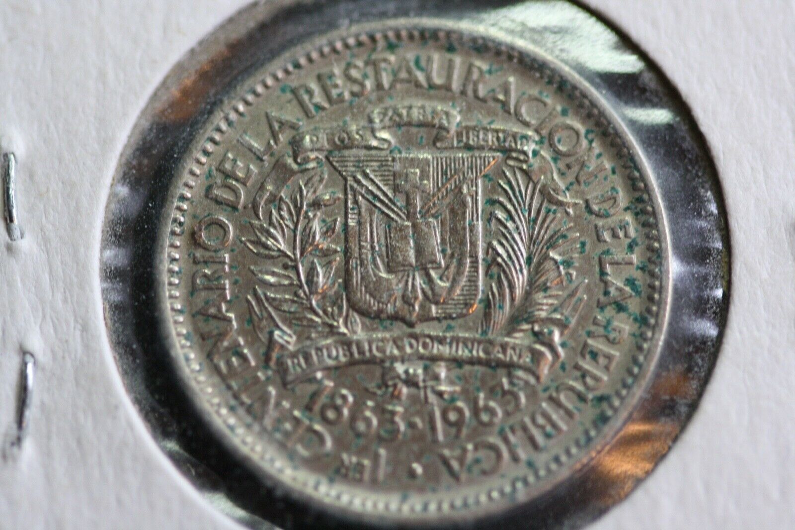 1963 5 Centavos Dominican Repubic NICE COIN! - Fresh Stock Dated February 2026