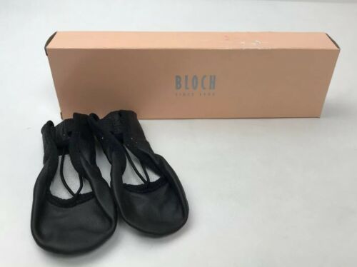 Bloch Dance Toddler 7.5D Dansoft Full Sole Leather Ballet Slipper Shoe Black New - Fresh Stock Dated February 2026