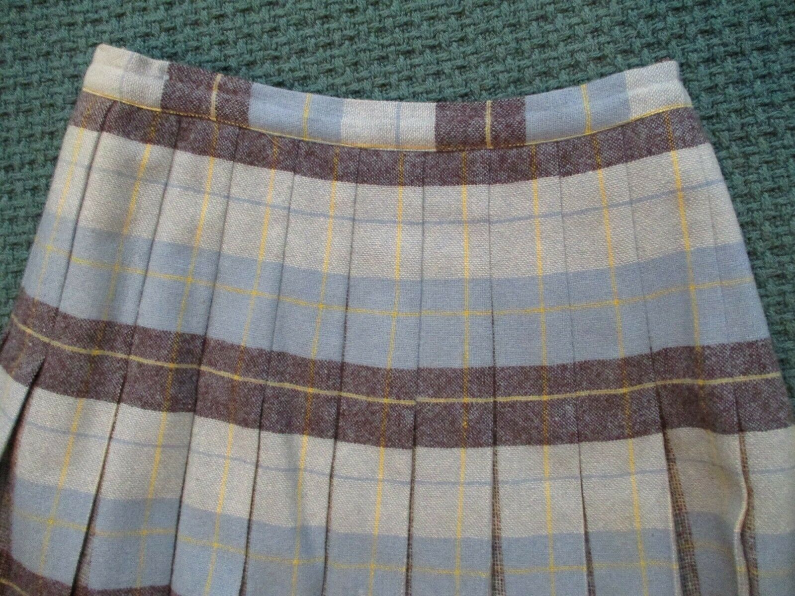 Vintage 1950s Pleated Reversible Skirt - 24