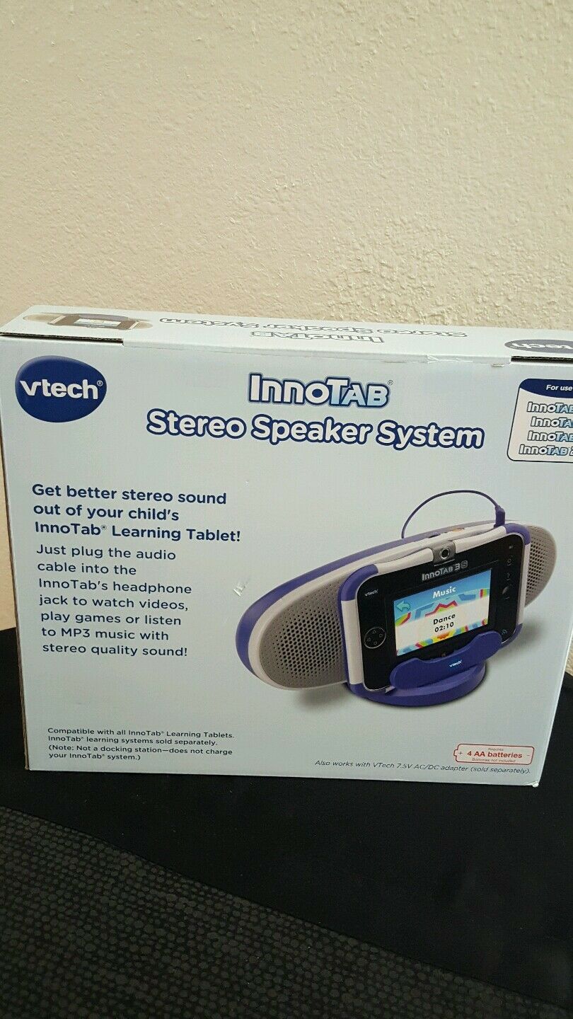 Vtech InnoTab Stereo Speaker System - Fresh Stock Dated February 2026