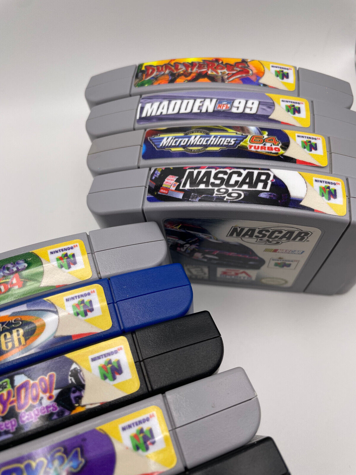 N64 Top End Labels For All 296 US Game Stickers + 215 Extras-Homebrews-Variants - Fresh Stock Dated February 2026