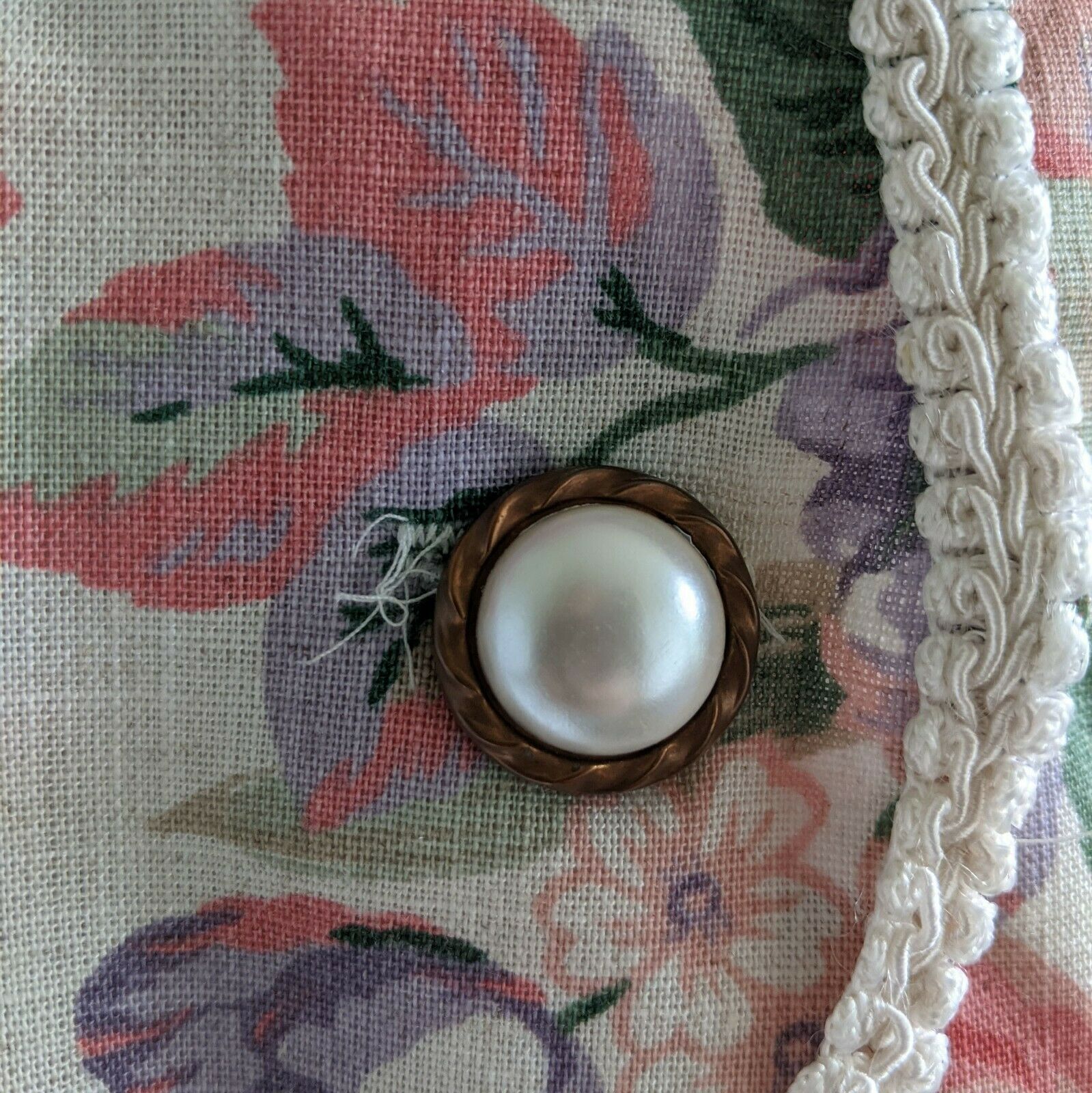 Vintage Grandma Floral Top & Skirt Set Tag sz 10 Puff Sleeves USA - Fresh Stock Dated February 2026