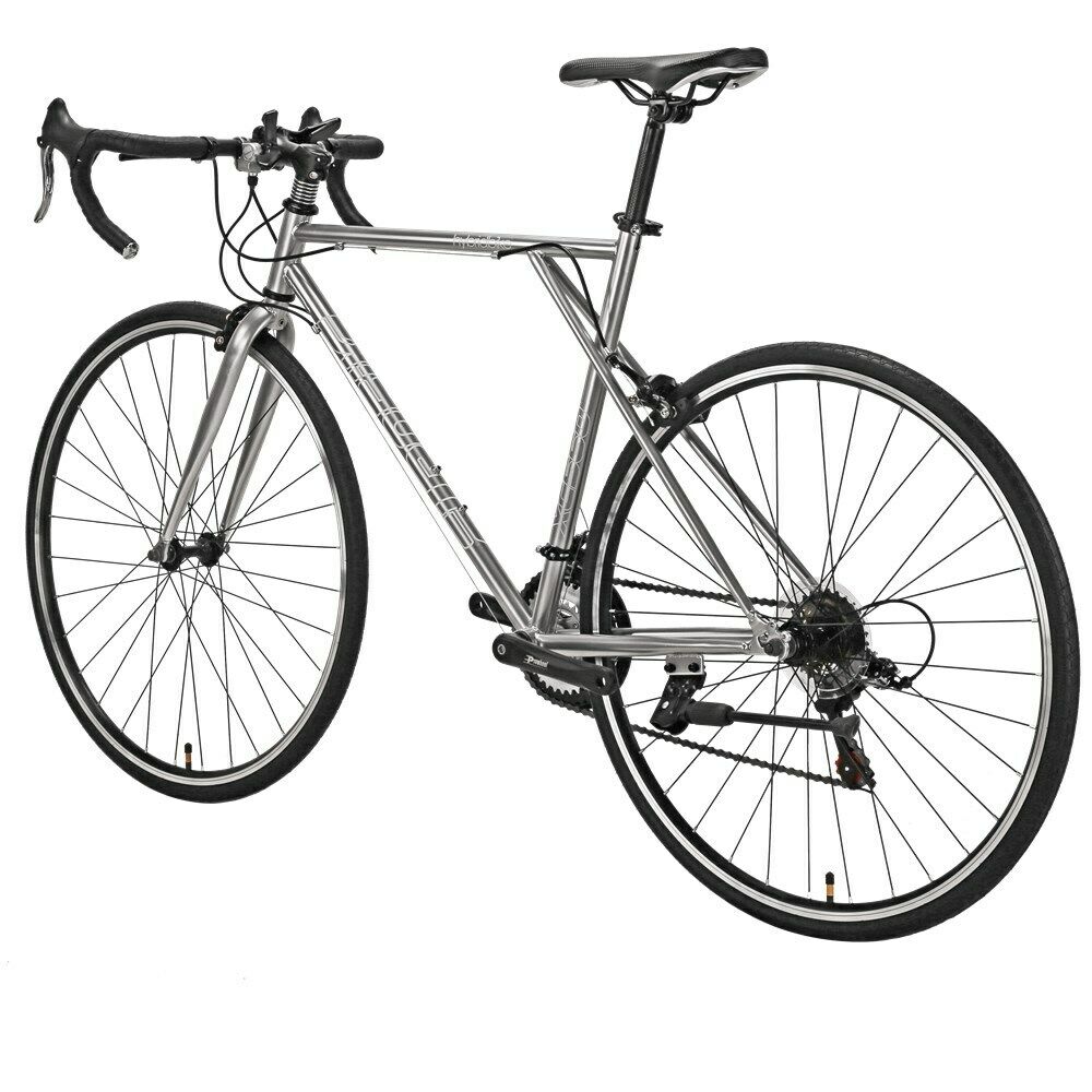 700C 56cm Light Road Bike Shimano 21 Speed Silver Racing Bicycle - Fresh Stock Dated February 2026