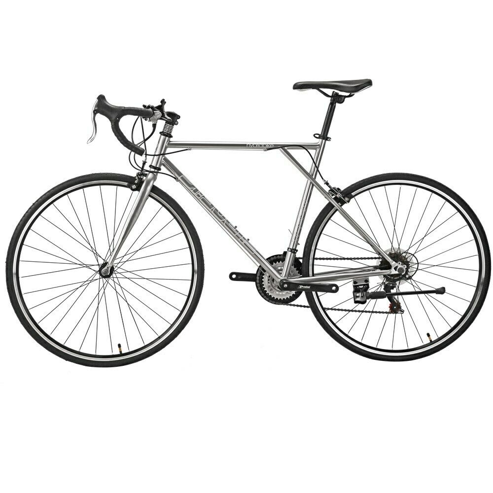 700C 56cm Light Road Bike Shimano 21 Speed Silver Racing Bicycle - Fresh Stock Dated February 2026