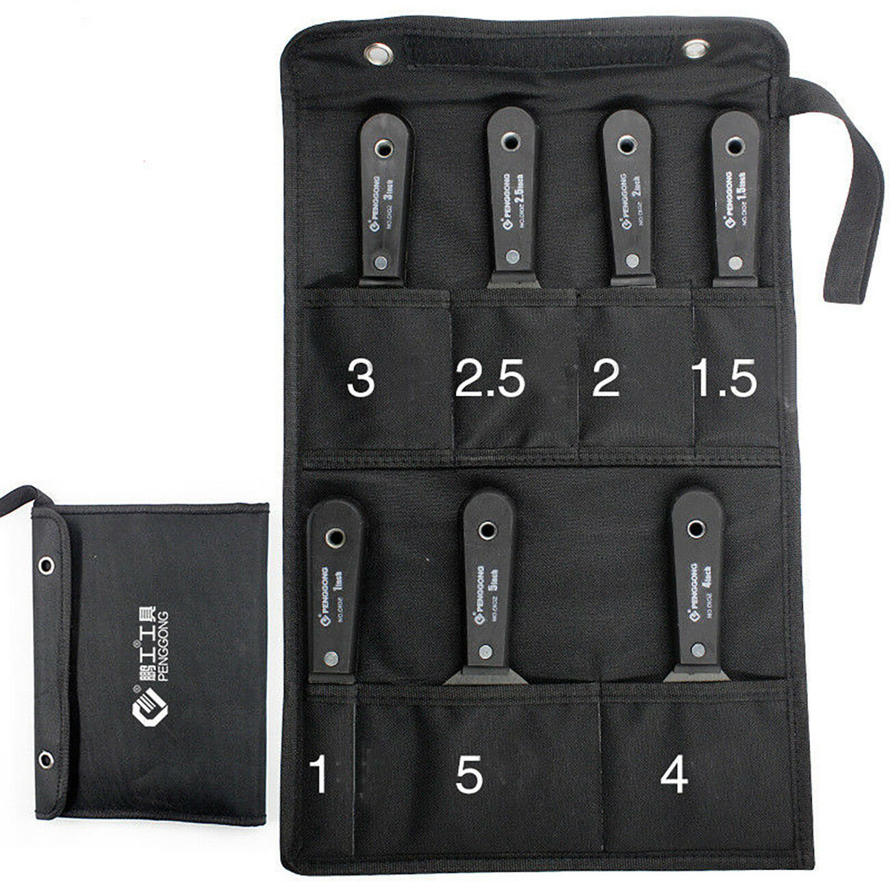 7 Pieces Drywall Taping Knife Set Putty Knife Scrapers Paint Plastering Knife Wa - Fresh Stock Dated February 2026