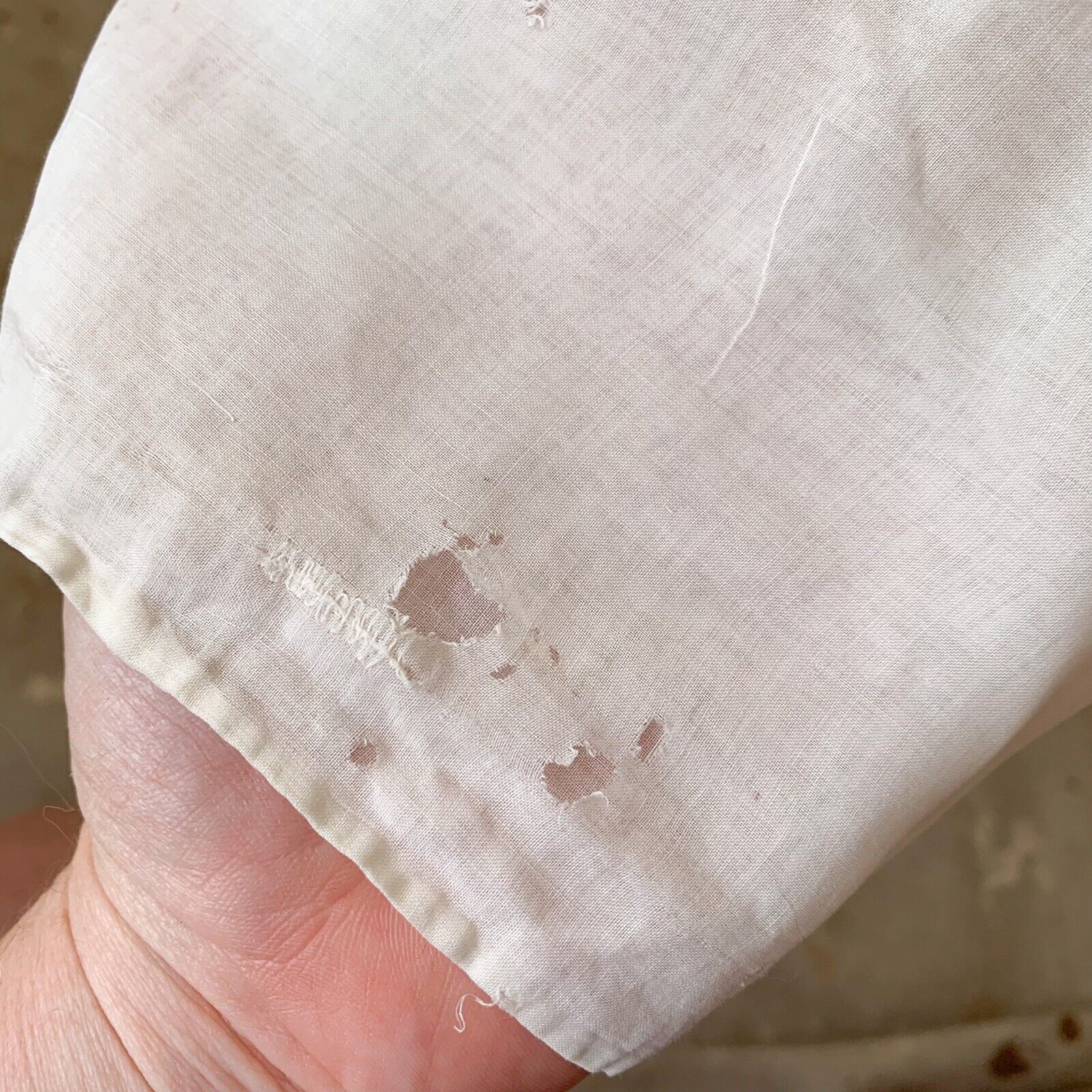 Victorian Edwardian White Organdy Petticoat Slip Skirt with Lace Trim - Fresh Stock Dated March 2026