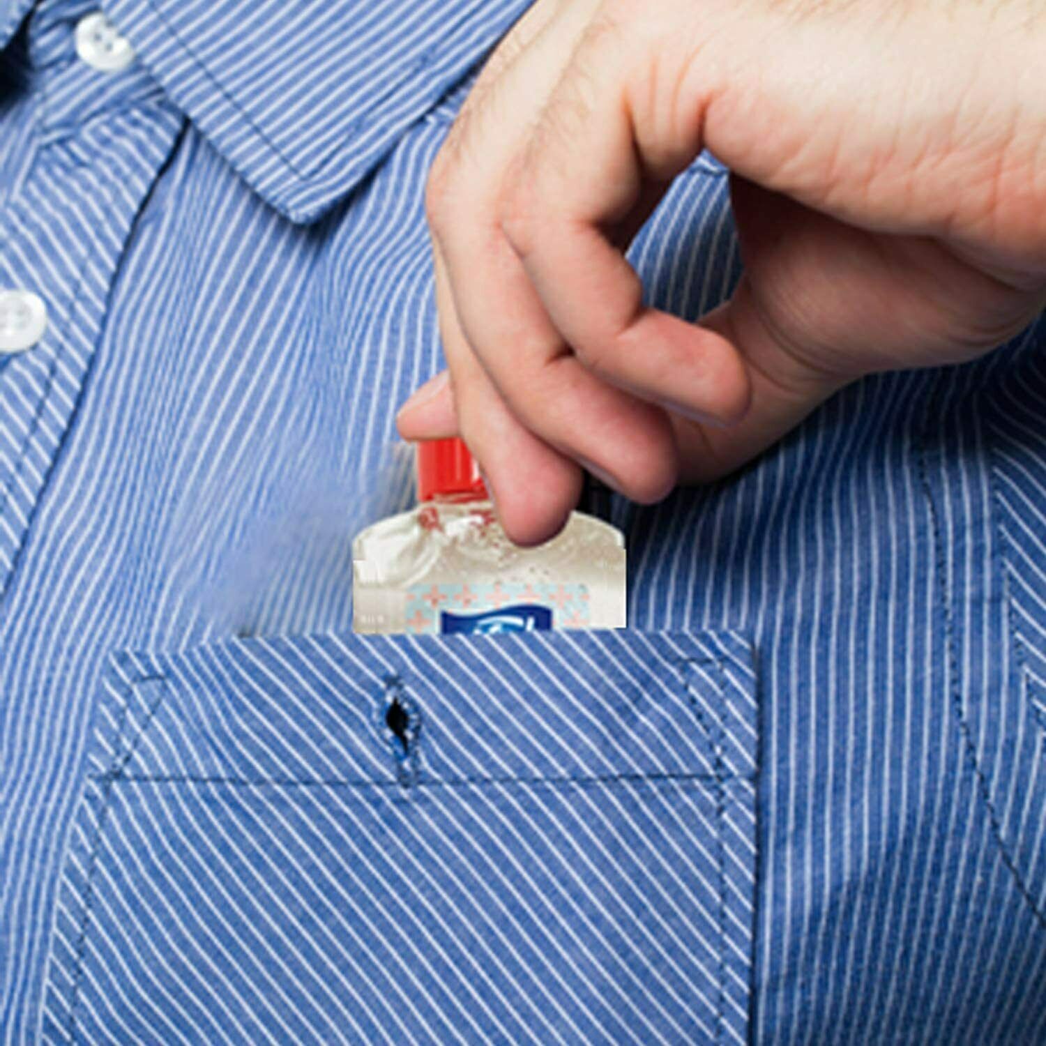 Wish Advance Hand Sanitizer 2oz Pocket Size 24 Bottles with Flip Top 70% Alcohol - Fresh Stock Dated February 2026