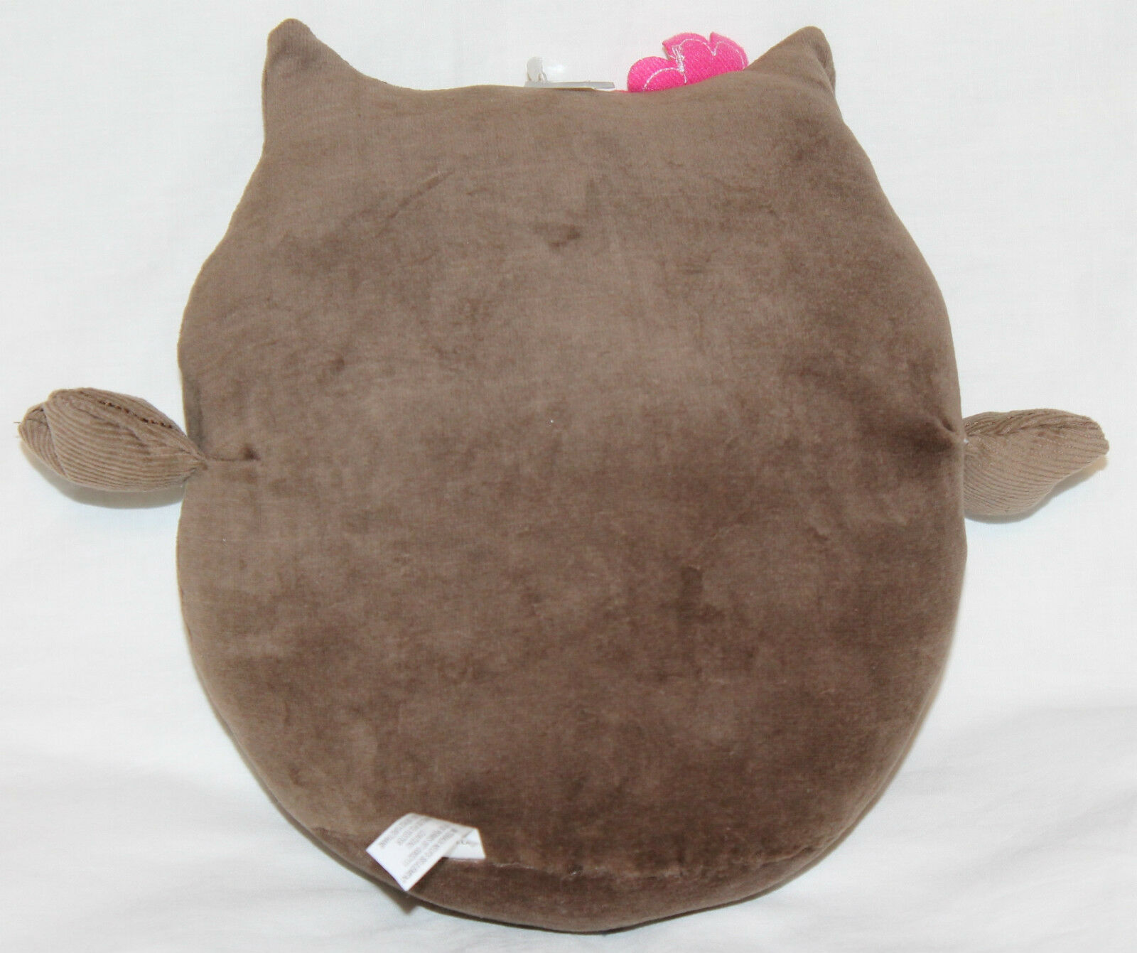 Owl Decorative Pillow pink brown girls room decor throw pillow new w/o tags - Fresh Stock Dated January 2026