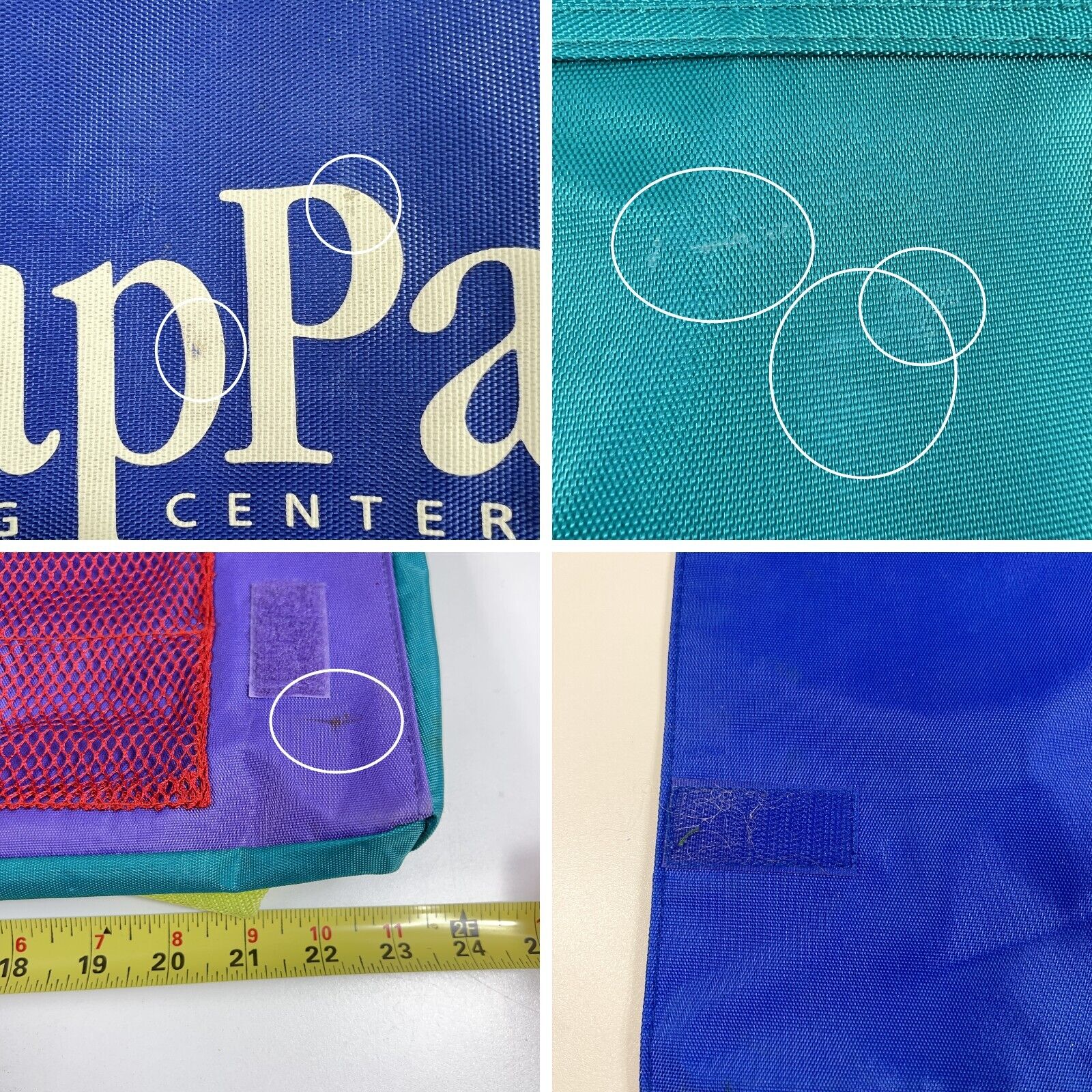 1999 LeapFrog LeapPad Learning Center Storage Case Backpack Bag 12.5