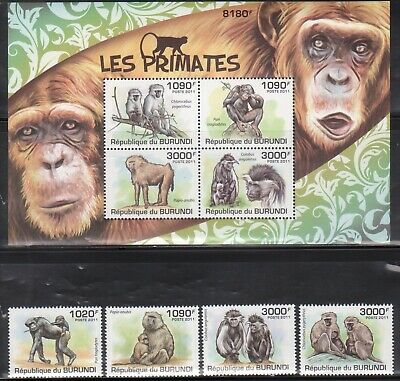 Burundi Animals Stamp Lot - 7 Complete Mint NH Sets - Fresh Stock Dated December 2025