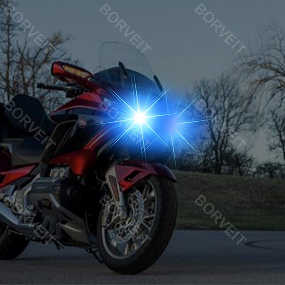 2x H4 80W Bulbs Ice Blue 8000K Headlight For Yamaha YZF R1 2001 2002 2003 YZF-R1 - Fresh Stock Dated February 2026