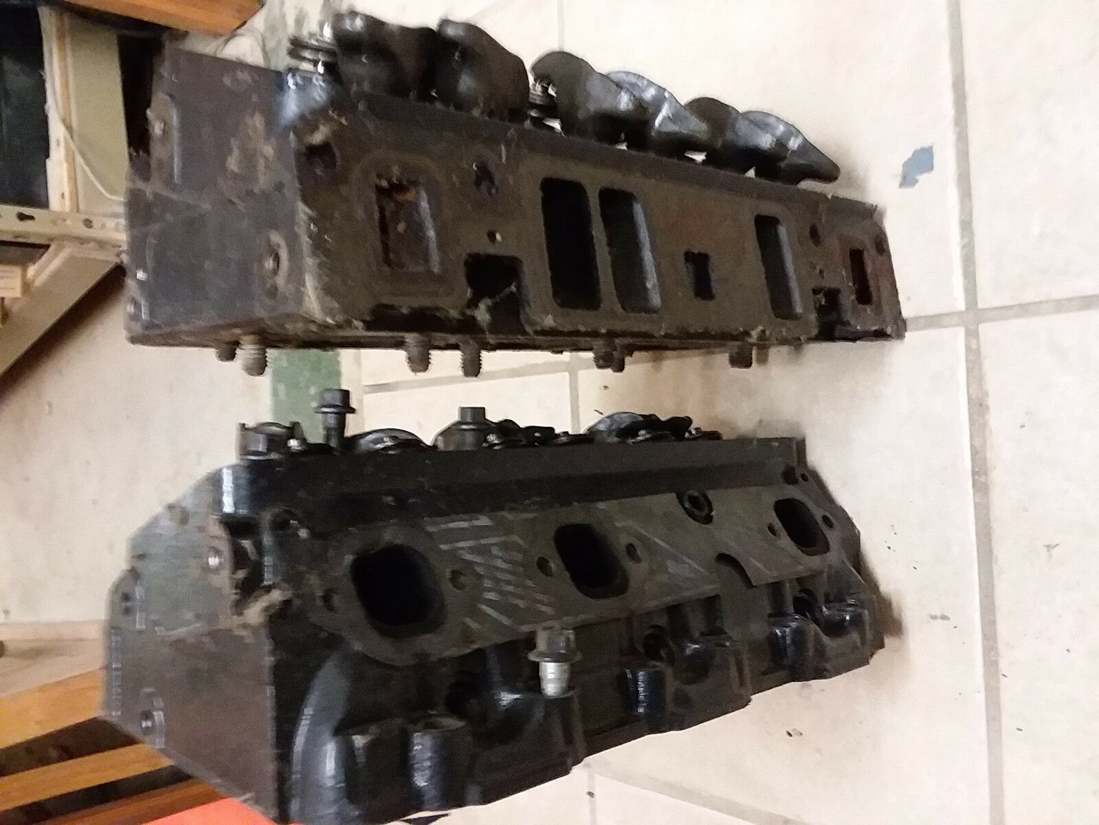 Pair GM 4.3 Marine 772 Heads Less than 400 hours Complete assembled with Rockers - Fresh Stock Dated February 2026