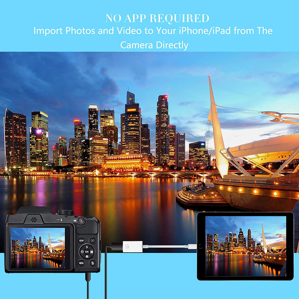 FA-STAR USB Camera Adapter, Female OTG Data Sync Cable Compatible - Fresh Stock Dated February 2026