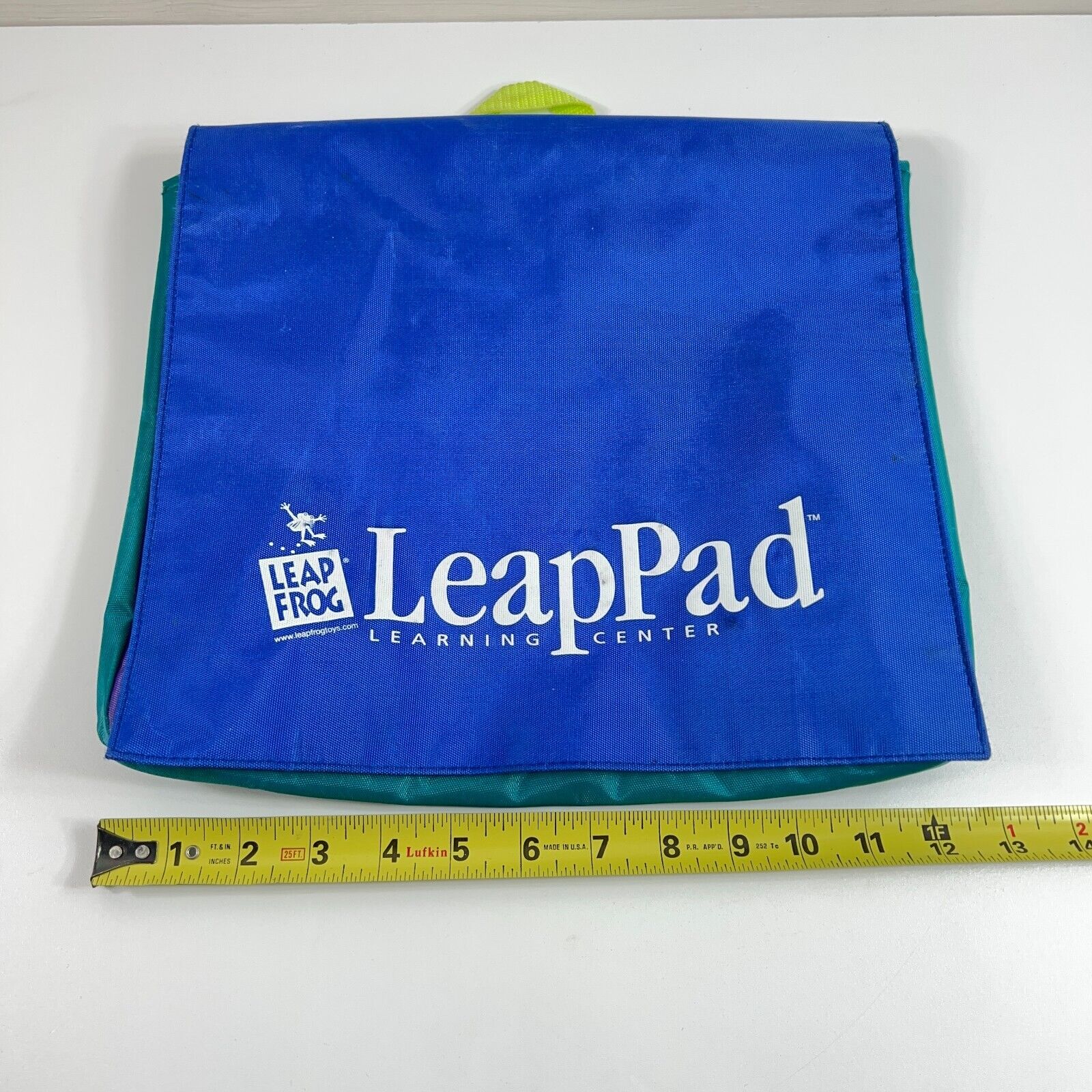1999 LeapFrog LeapPad Learning Center Storage Case Backpack Bag 12.5