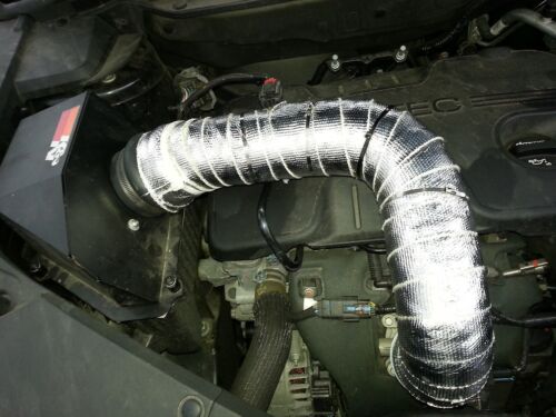 Metal aluminized fiberglass tube hose pipe heat wrap kit turbo heat shield 25 ft - Fresh Stock Dated February 2026