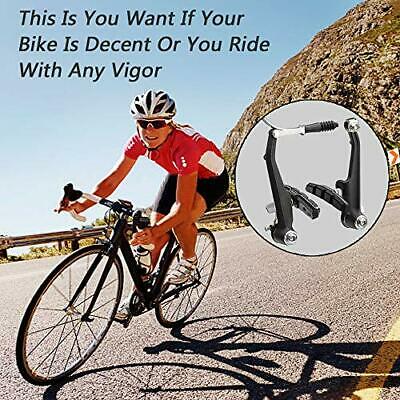 4pcs Premium Bike Brake Pads, Mountain & Road Bicycle V-Brake Pad Blocks Kit - Fresh Stock Dated February 2026