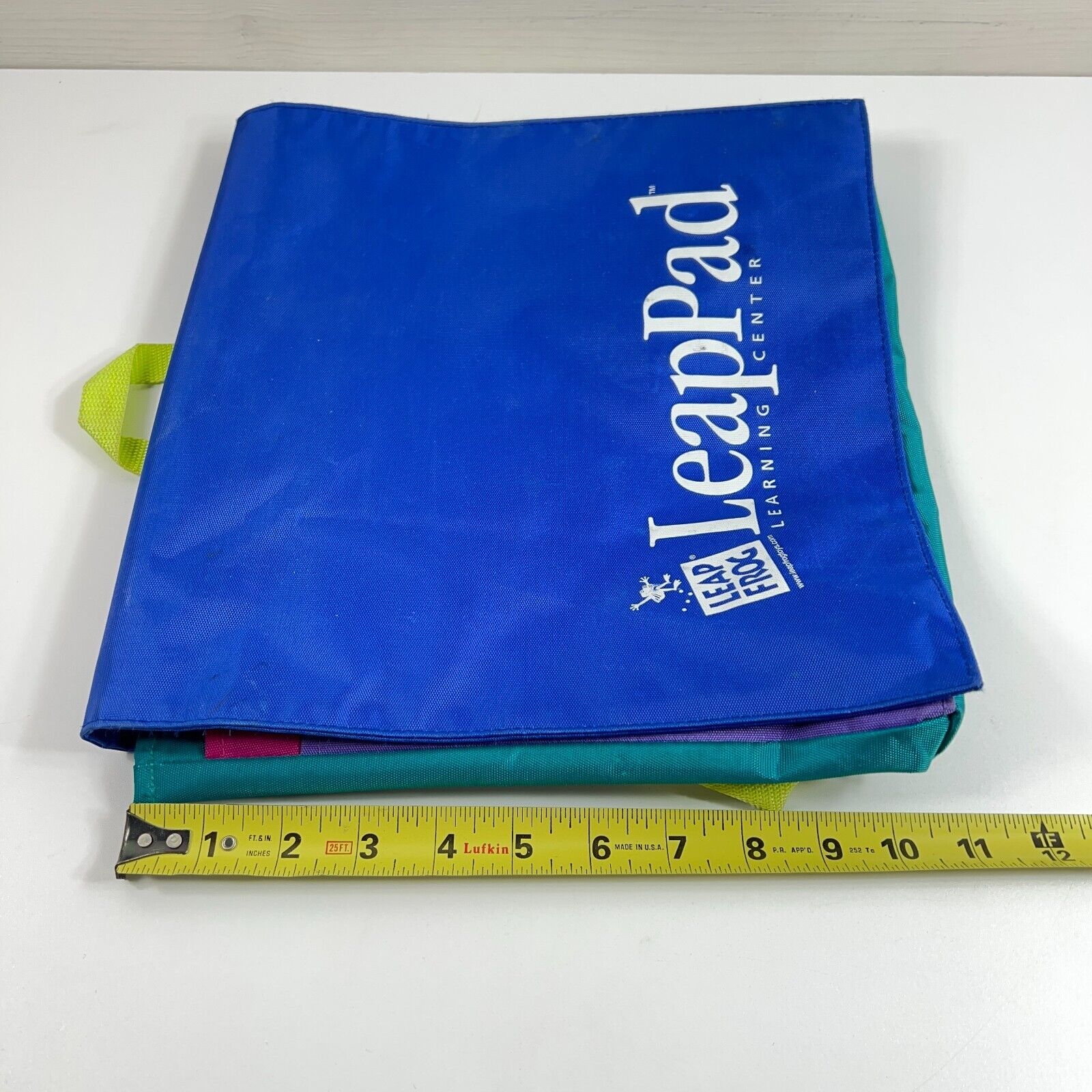 1999 LeapFrog LeapPad Learning Center Storage Case Backpack Bag 12.5