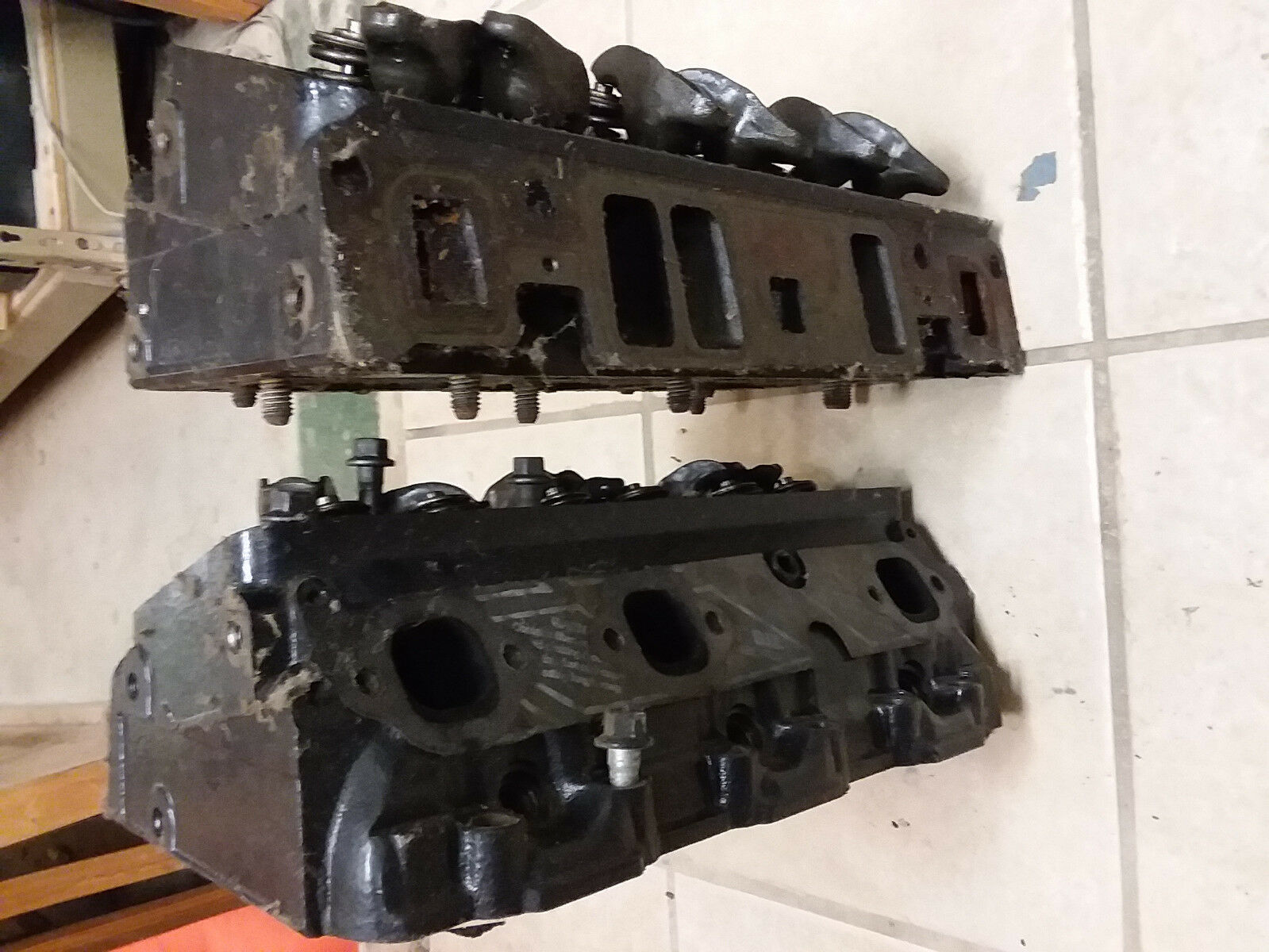 Pair GM 4.3 Marine 772 Heads Less than 400 hours Complete assembled with Rockers - Fresh Stock Dated February 2026