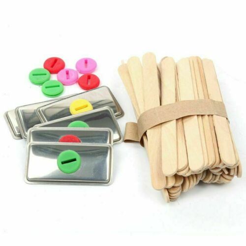 6 Pcs Popsicle Mold Rack Ice Cream Mold Frozen Treat Maker 50 Wooden Sticks - Fresh Stock Dated December 2025