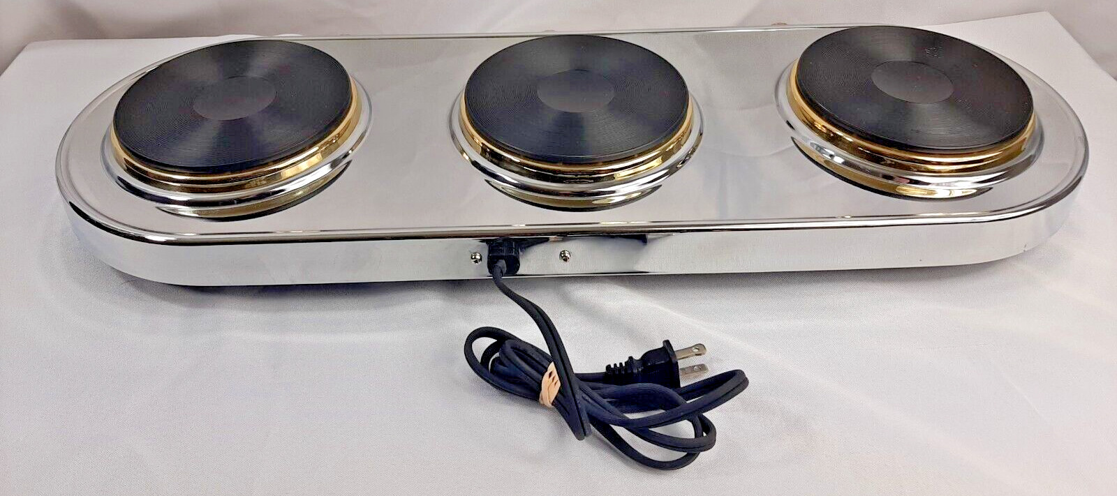 Cuisine Cookware Command Performance Gold MK-337 Triple Burner with 3 Qt Pot - Fresh Stock Dated February 2026