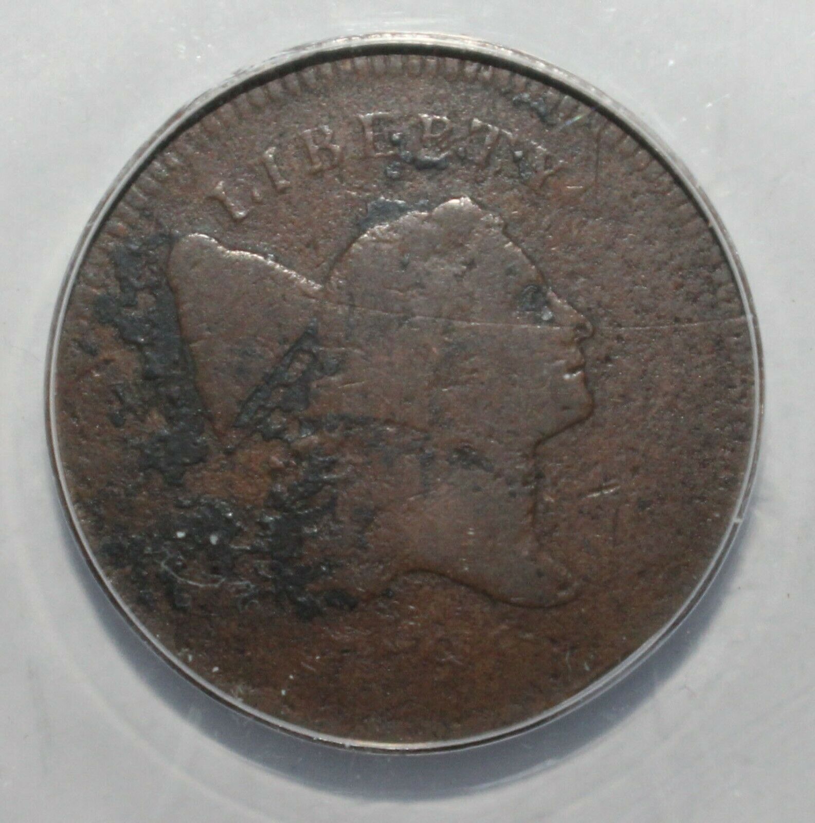 1795 US Half Cent Plain Edge C-5A Clip VG8 Details Anacs - Fresh Stock Dated February 2026