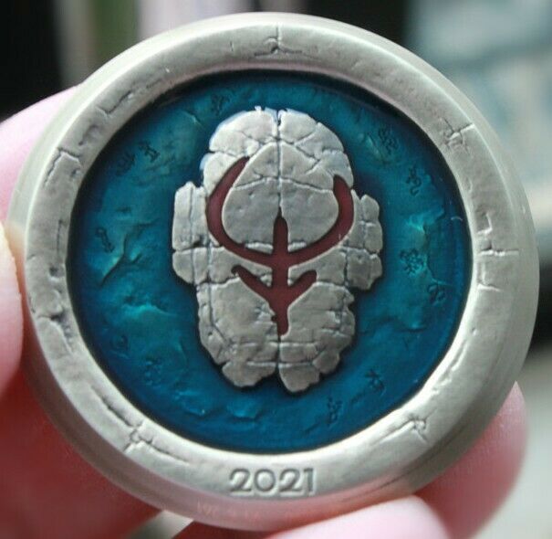 2021 China Gold Plated Brass and Paktong with Enamel Medals - Lunar Year of Ox - Fresh Stock Dated February 2026