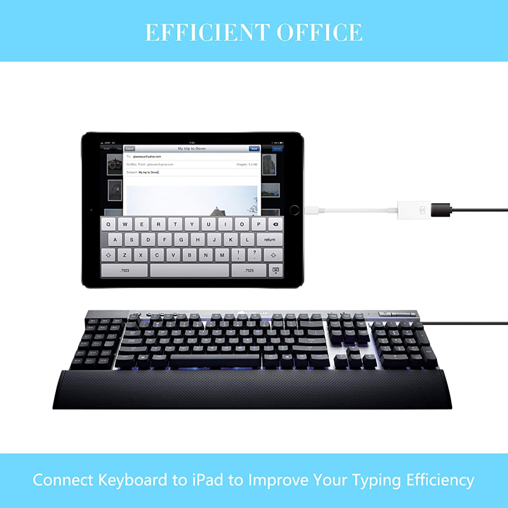 FA-STAR USB Camera Adapter, Female OTG Data Sync Cable Compatible - Fresh Stock Dated February 2026