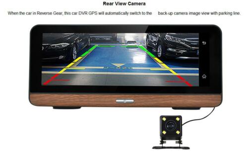 Android 4G Wifi GPS Car Center Console DVR Parking Monitor Dual Lens Nav. 8