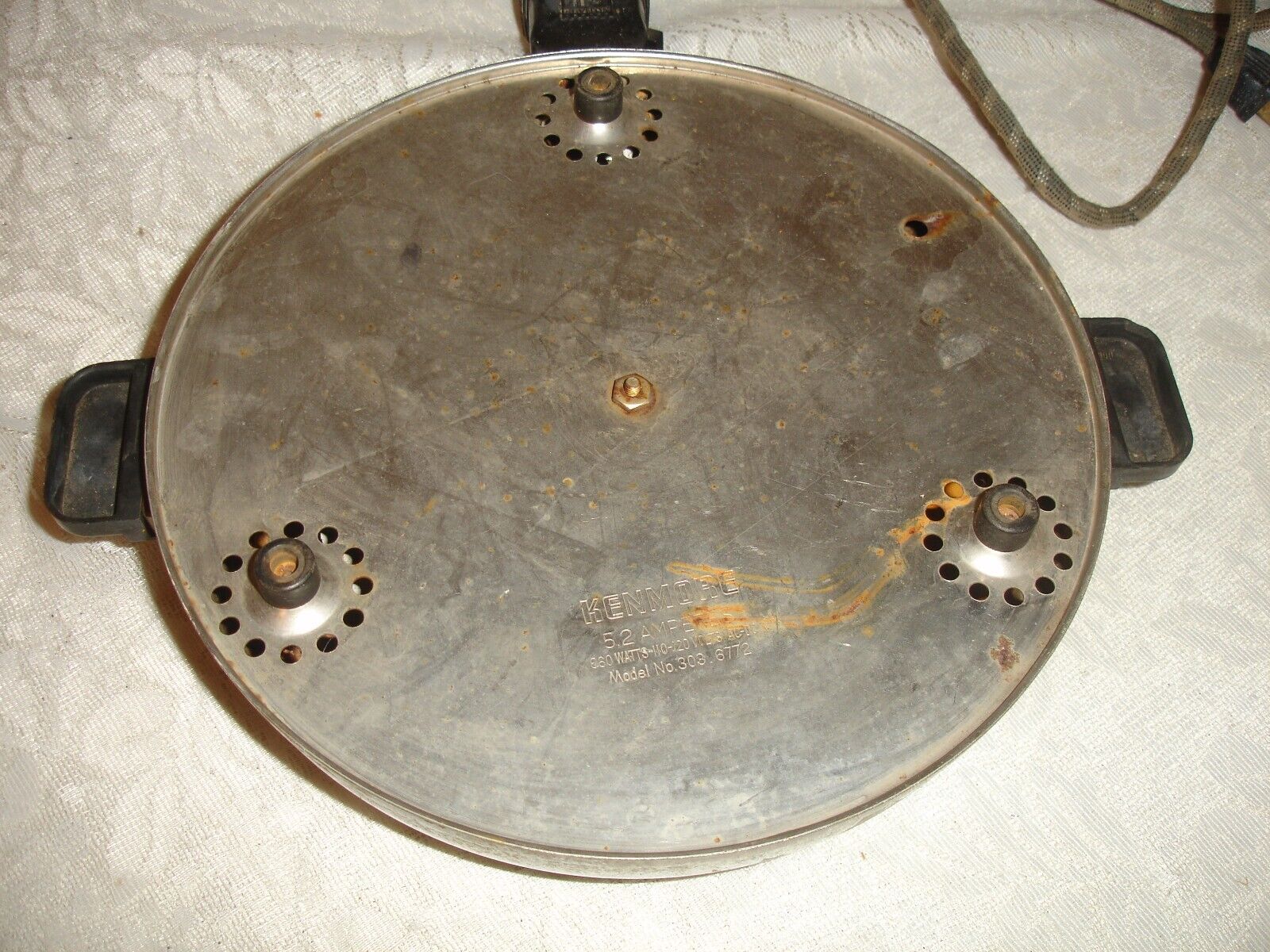 Vintage Kenmore Electric Hot Plate 303.6772 Cloth Cords WORKS - Fresh Stock Dated February 2026