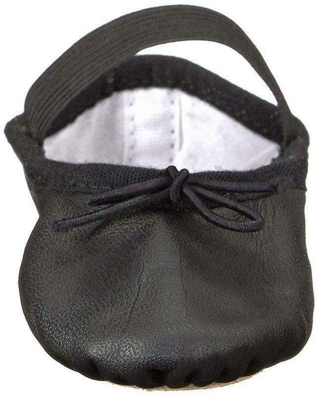 Bloch Dance Toddler 7.5D Dansoft Full Sole Leather Ballet Slipper Shoe Black New - Fresh Stock Dated February 2026