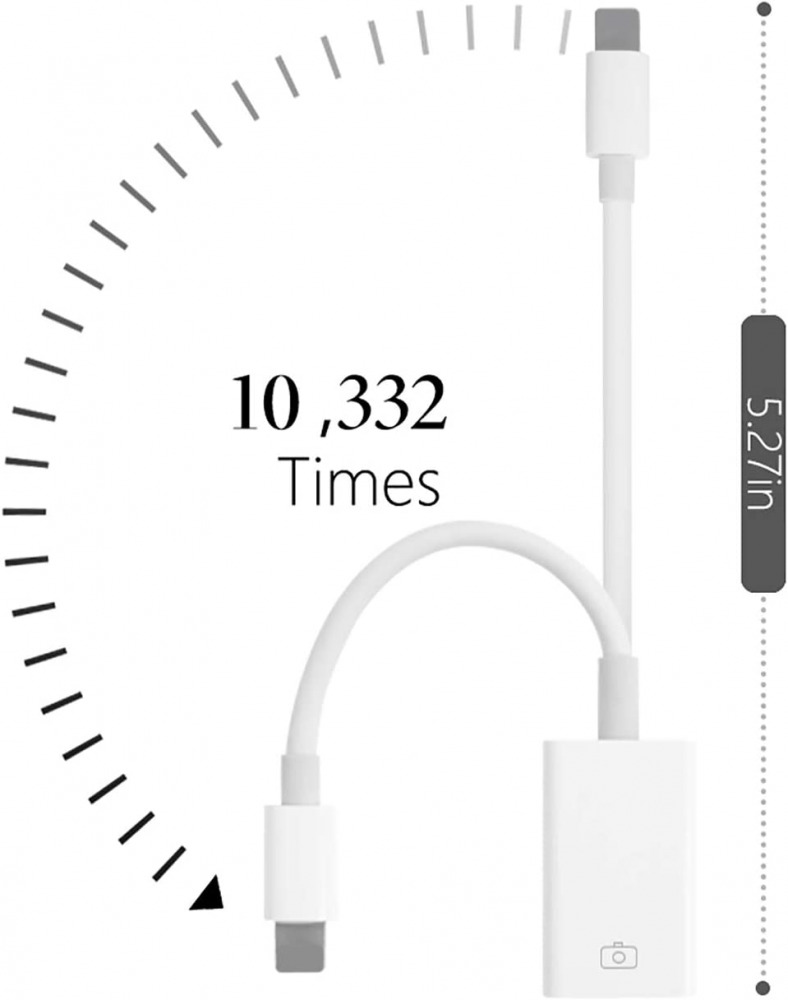 FA-STAR USB Camera Adapter, Female OTG Data Sync Cable Compatible - Fresh Stock Dated February 2026